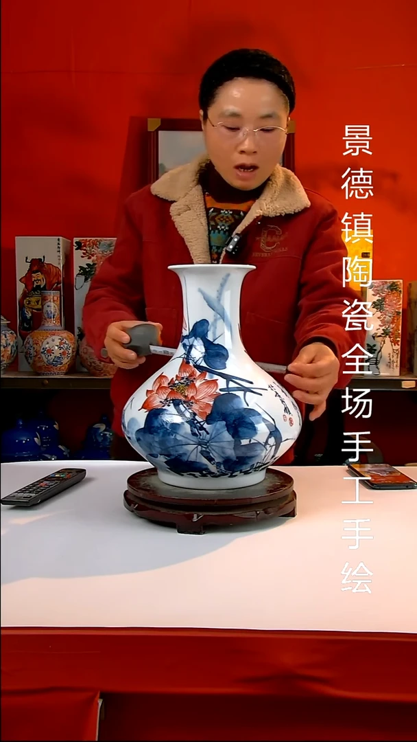 摆件陶瓷景德镇陶瓷 全场手工手绘