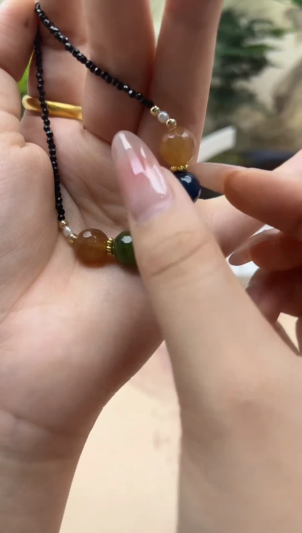 颈饰未镶嵌碧玺108