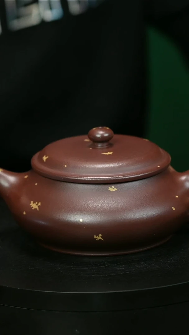 茶壶紫砂世****埃H1958高烨紫泥洒金明炉