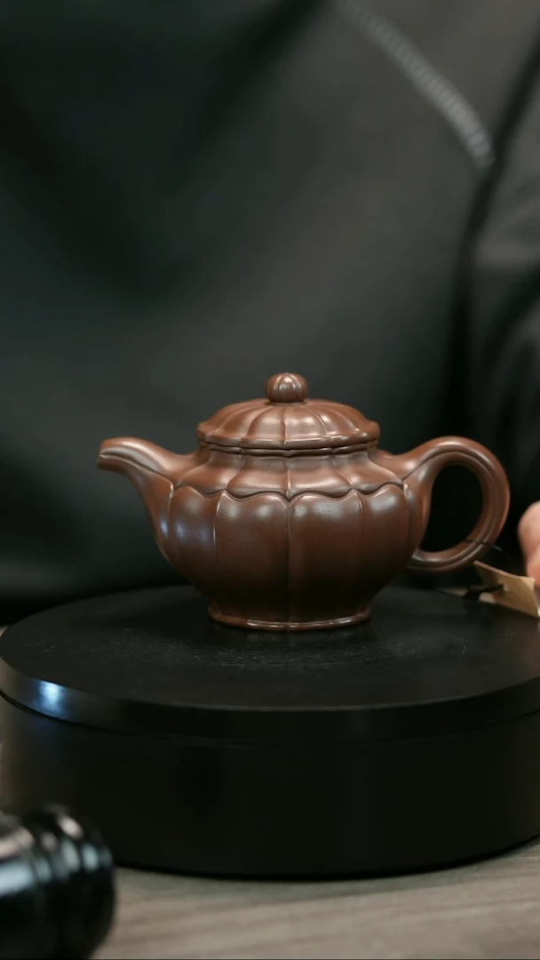 茶壶紫砂用****6H1640赵信军筋纹掇只