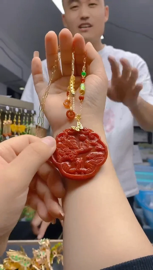 【闪购商品】翡翠耳饰合金109翡翠锁骨链
