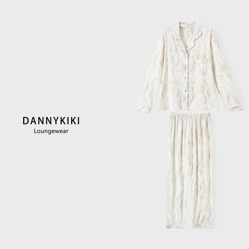 【白玉】小众设计舒适可外穿睡衣春秋季家居服套装女