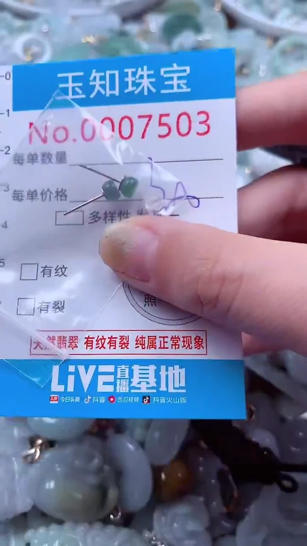 吊坠(不含链)未镶嵌翡翠7503