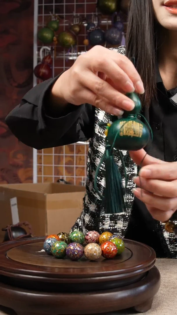 【闪购商品】198号  大漆酒葫芦一物一图