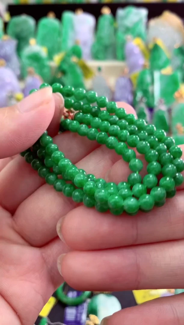 吊坠(不含链)未镶嵌翡翠珠串