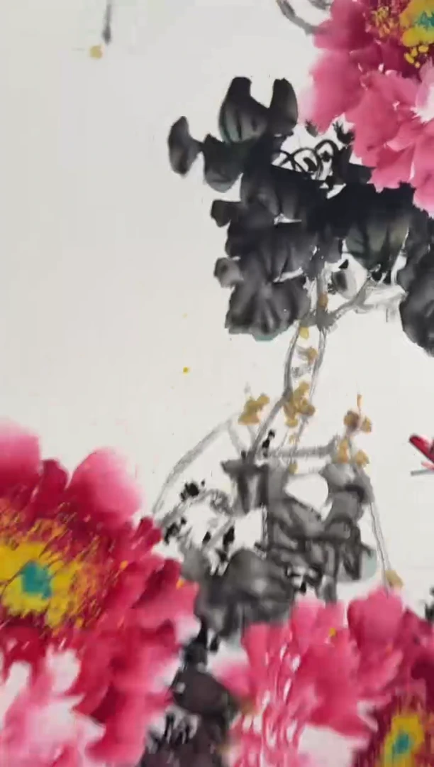 国画梅清老师4pc花鸟画集作品