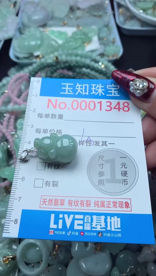颈饰未镶嵌翡翠1348