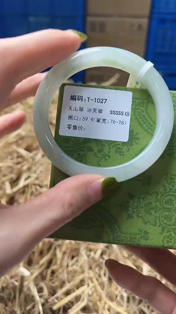 未镶嵌手镯石英质玉T-1027