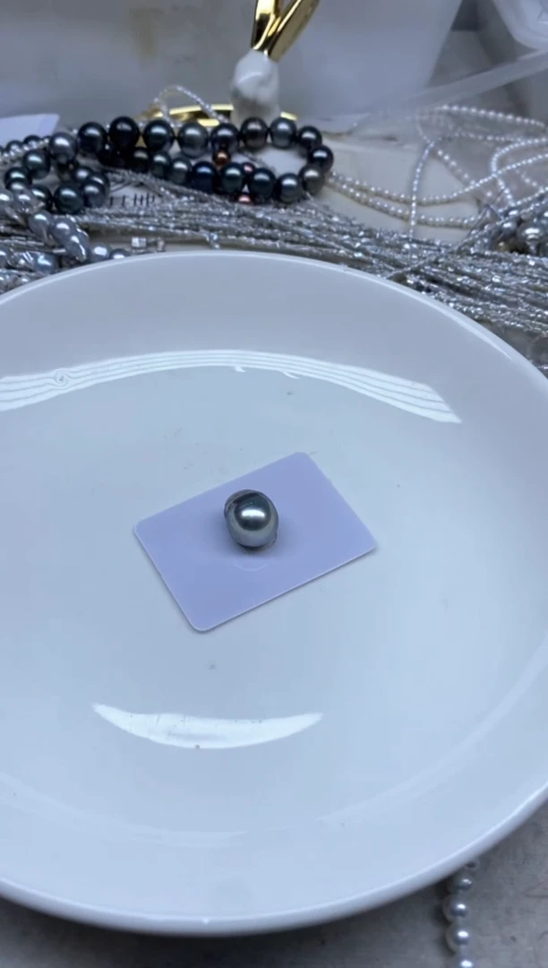 裸珠海水珍珠半孔