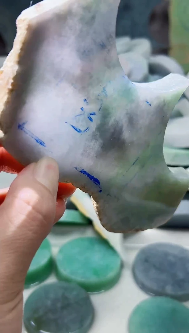 裸石翡翠天然翡翠A货余 南 778