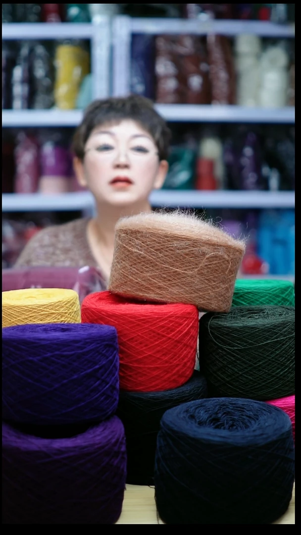 羊绒欢姐编织E184