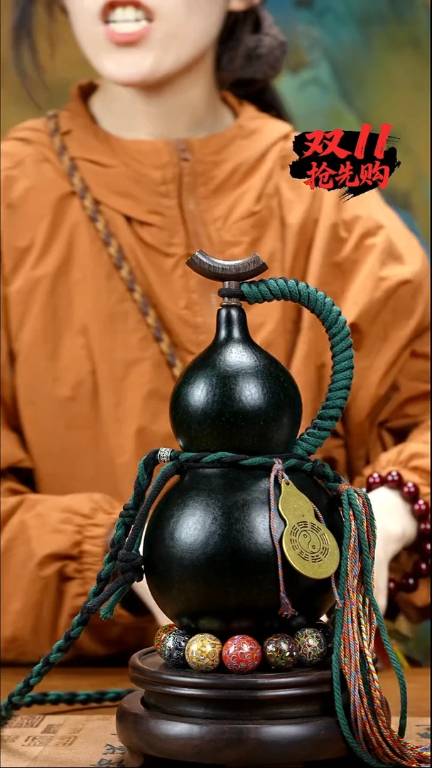 XY049藏绳款酒葫芦不包手串