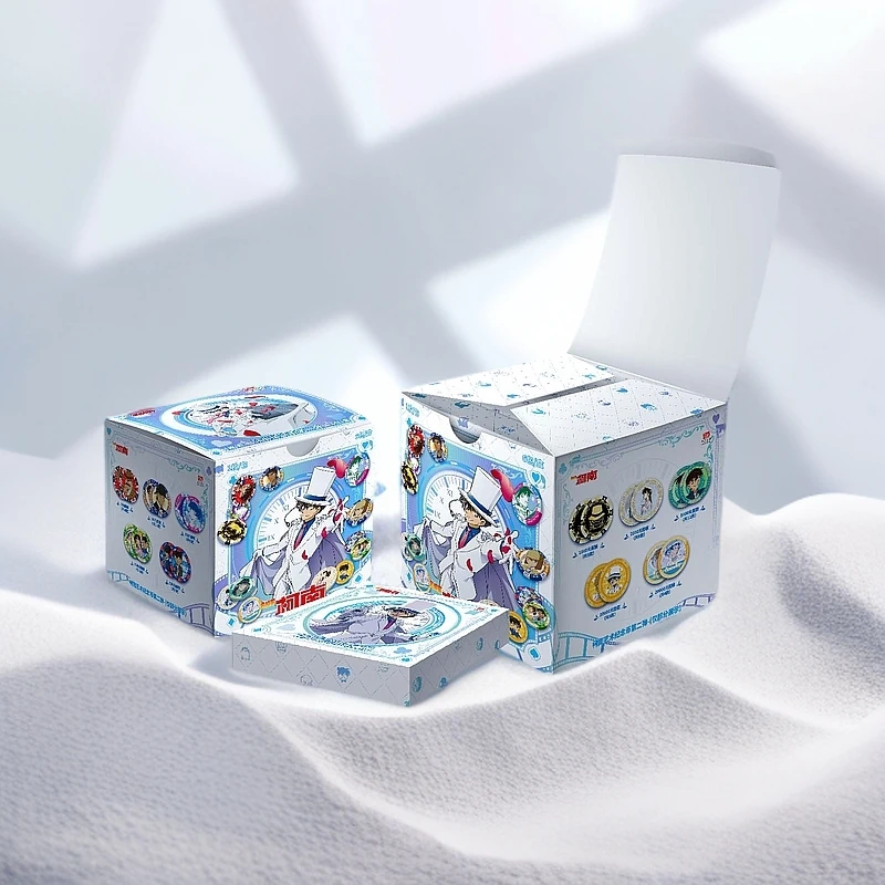 【拆盒】华美文创「名侦探柯南_艺术纪念币-筹码第二弹」-收藏卡