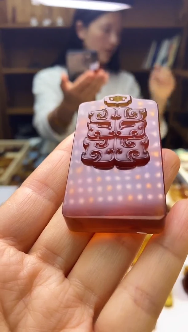 琥珀颈饰未镶嵌青*SN73-23（大小通吃）