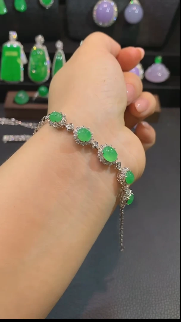 未镶嵌手链翡翠手链