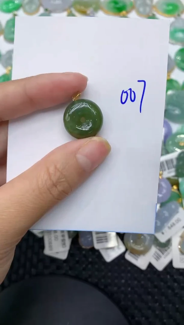 【闪购商品】翡翠颈饰18K金镶嵌111111111