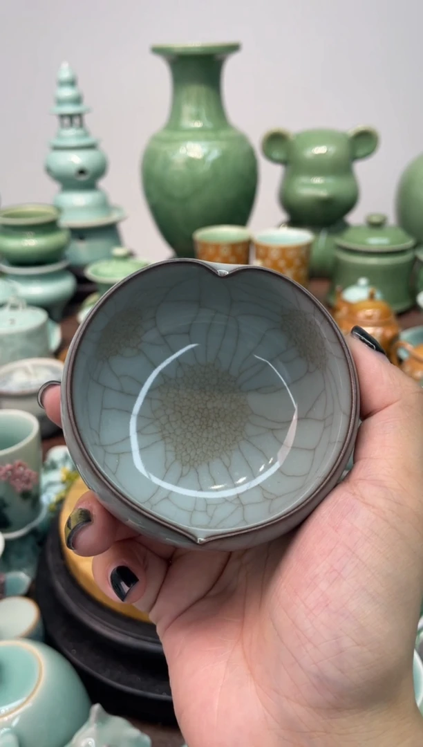 特价福利 微瑕 慧仙青瓷