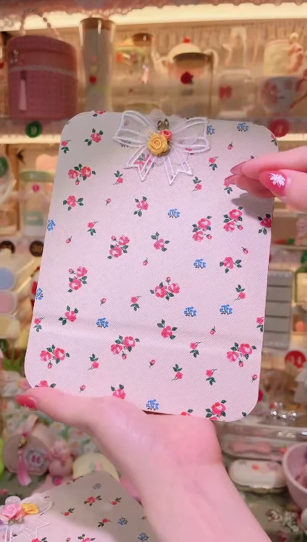 玫瑰花折叠镜中~品质好发货快放心拍！
