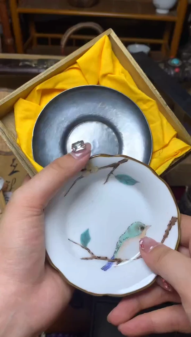 紫砂盖碗瓷器默认微瑕瓷器