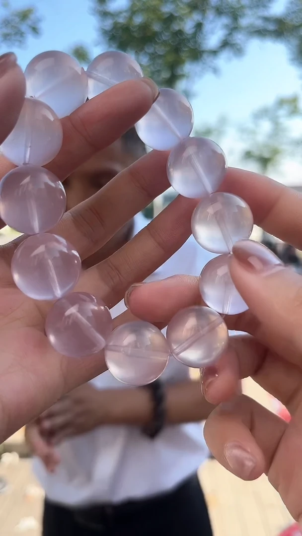 芙蓉石手链未镶嵌天然手串多样性发一18mm