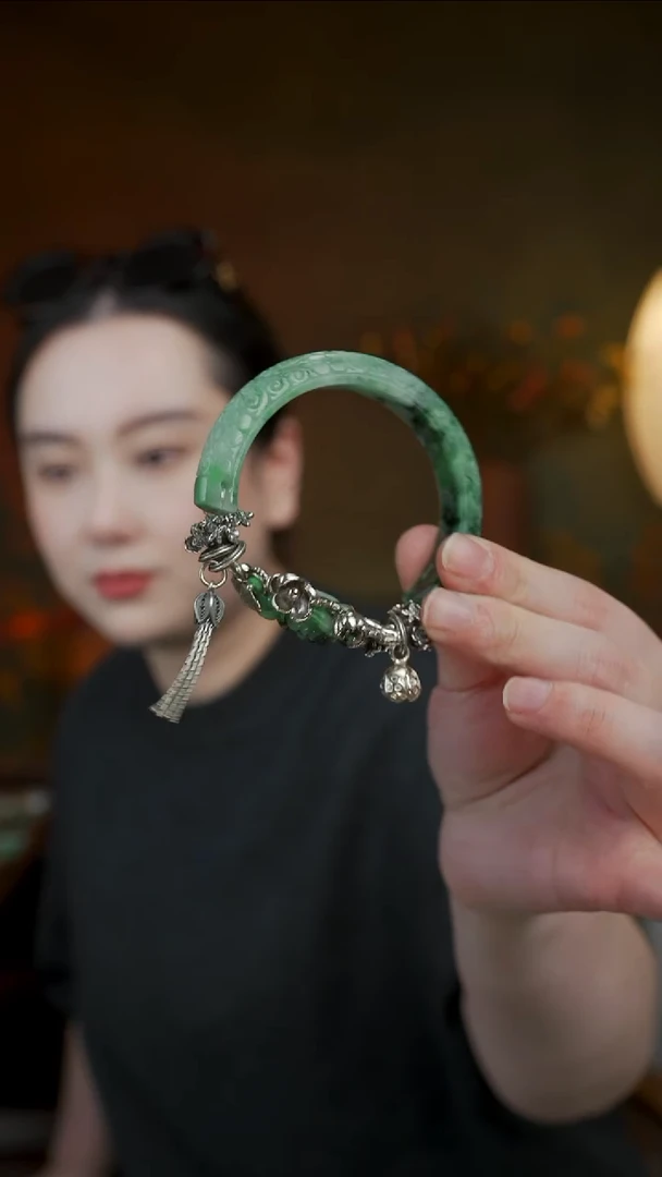 颈饰未镶嵌翡翠54/55/台湾功半镯