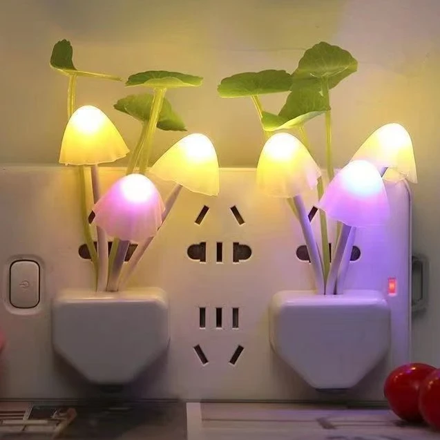 蘑菇小夜灯光感小夜灯装饰灯
