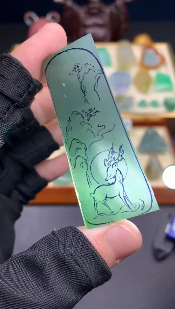 未镶嵌定制翡翠天然翡翠裸石（包工）