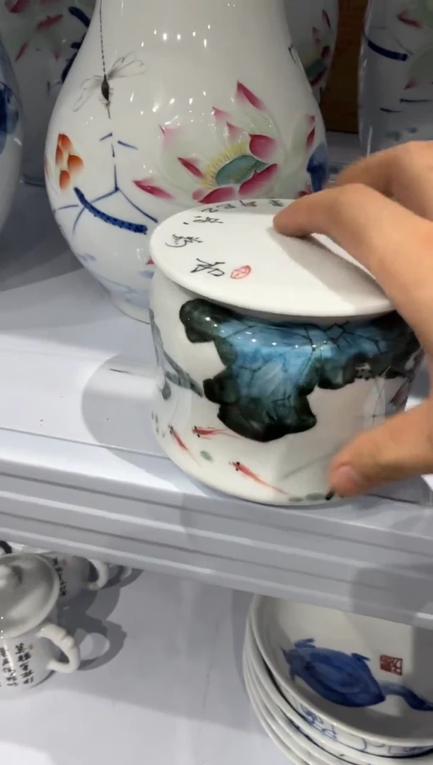 吴义松陶盟手工手绘陶瓷编码: