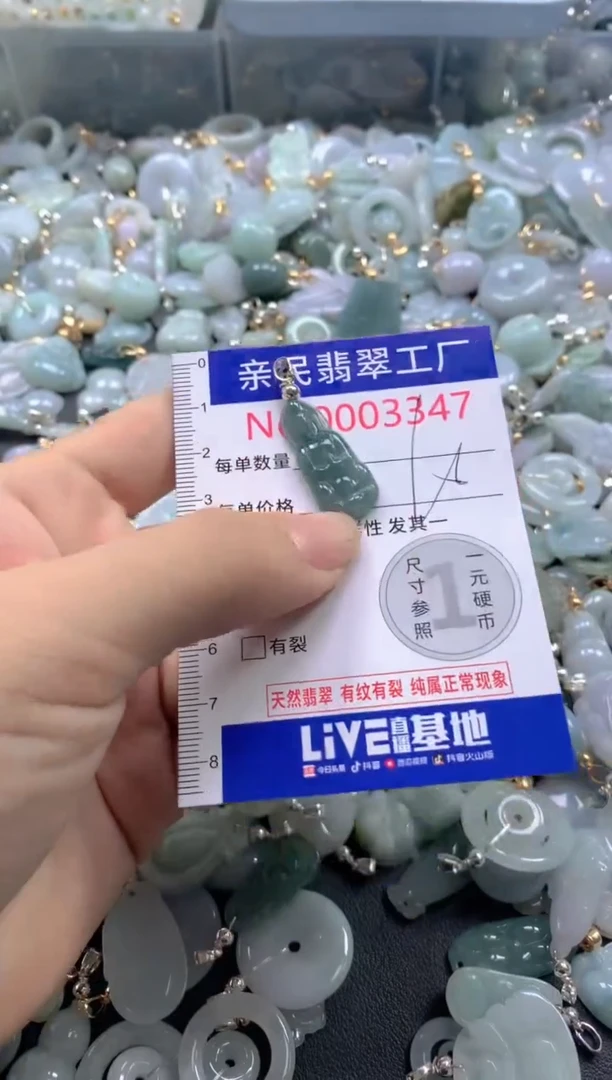 颈饰未镶嵌翡翠3347