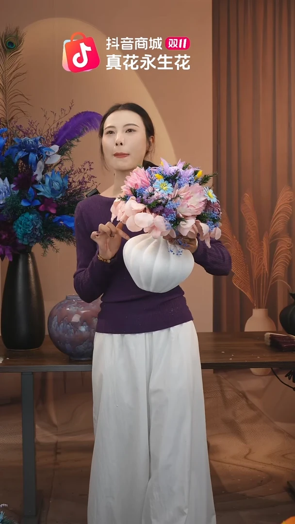 木：            花+花瓶