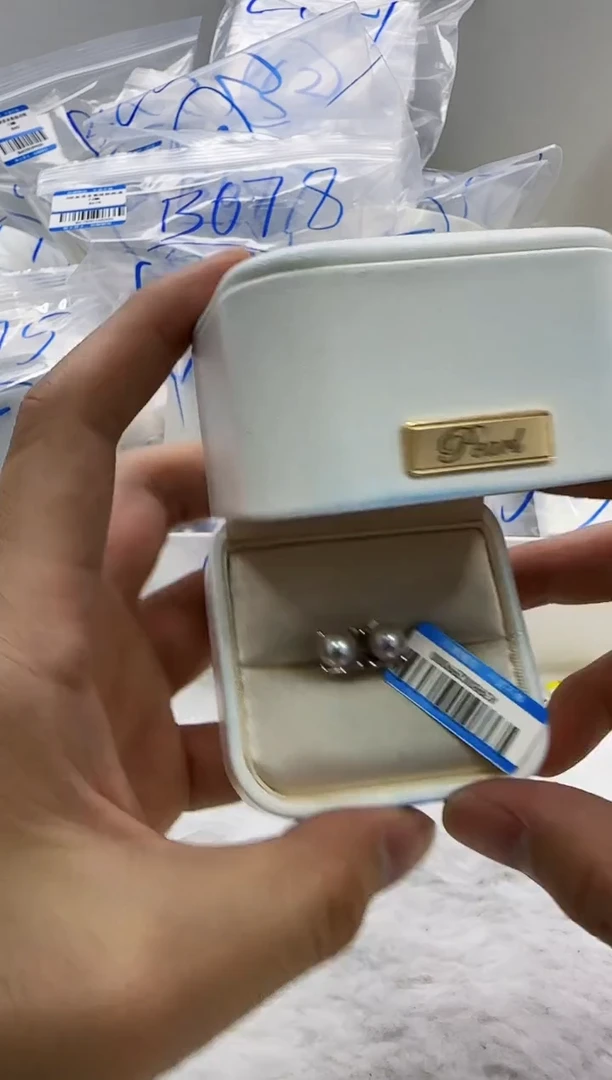 【闪购商品】海水珍珠DA银S925镶嵌a398 耳饰7