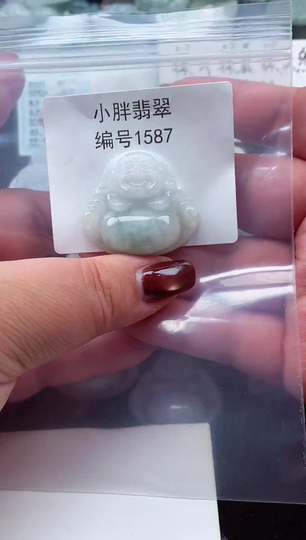 颈饰未镶嵌翡翠缅甸天然A货翡翠1587