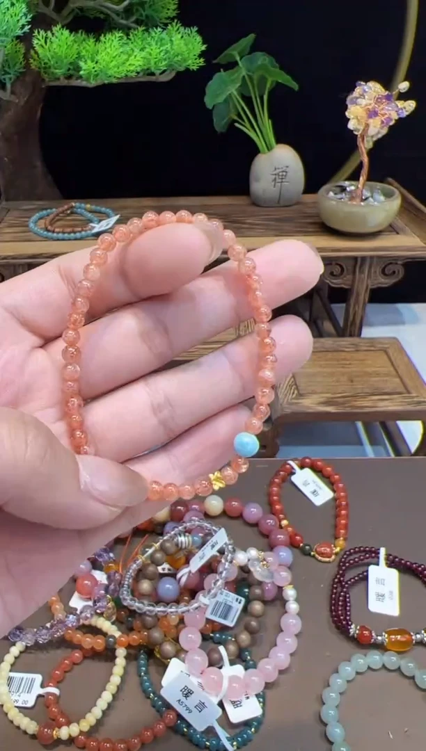 【闪购商品】长石手链未镶嵌@@手饰