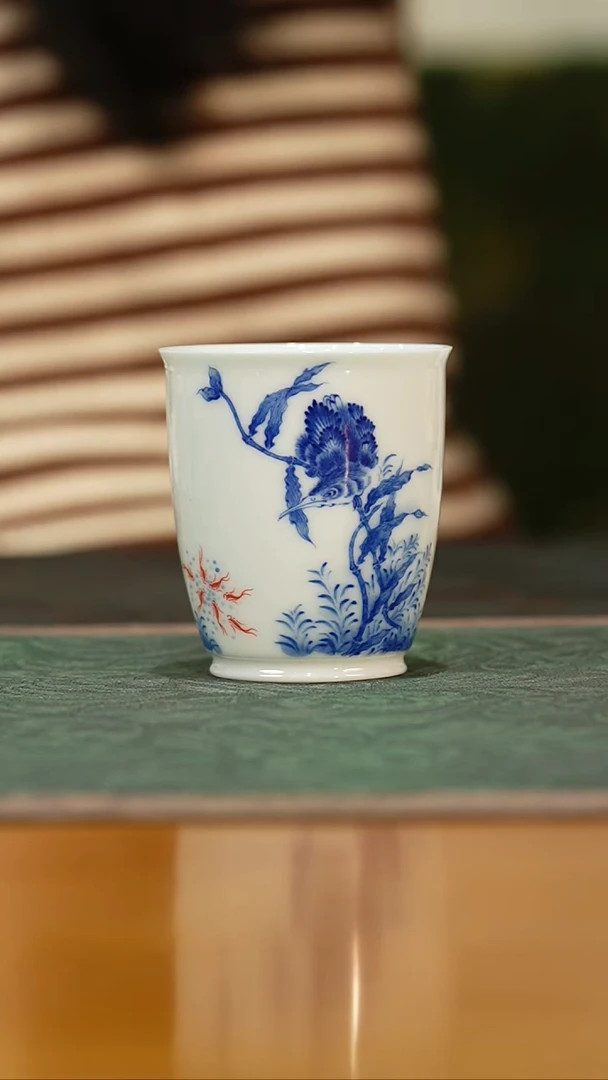 瓷瓷姑娘铭墨朗谷单翠闻香杯
