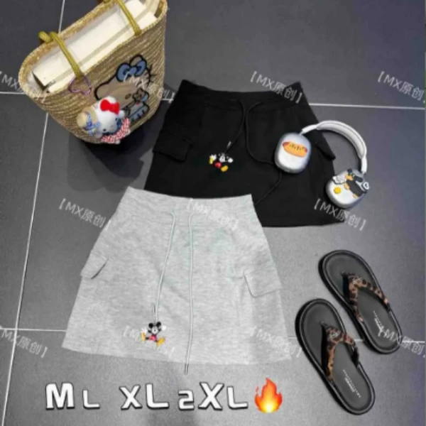 潮流百搭米奇短裙工艺款 夏季显瘦时尚（MX原创正版）81689