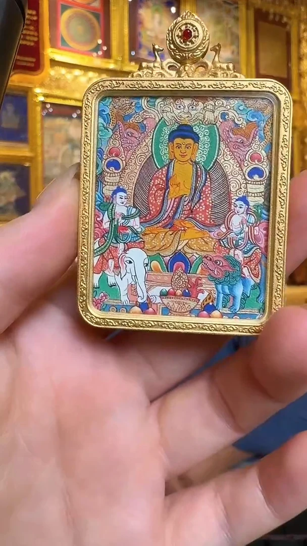 吊坠阿弥--热贡纯手绘