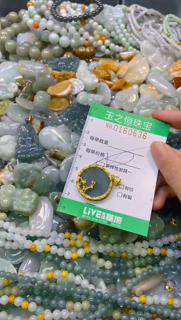 颈饰未镶嵌翡翠闪购0160636多样性发其一
