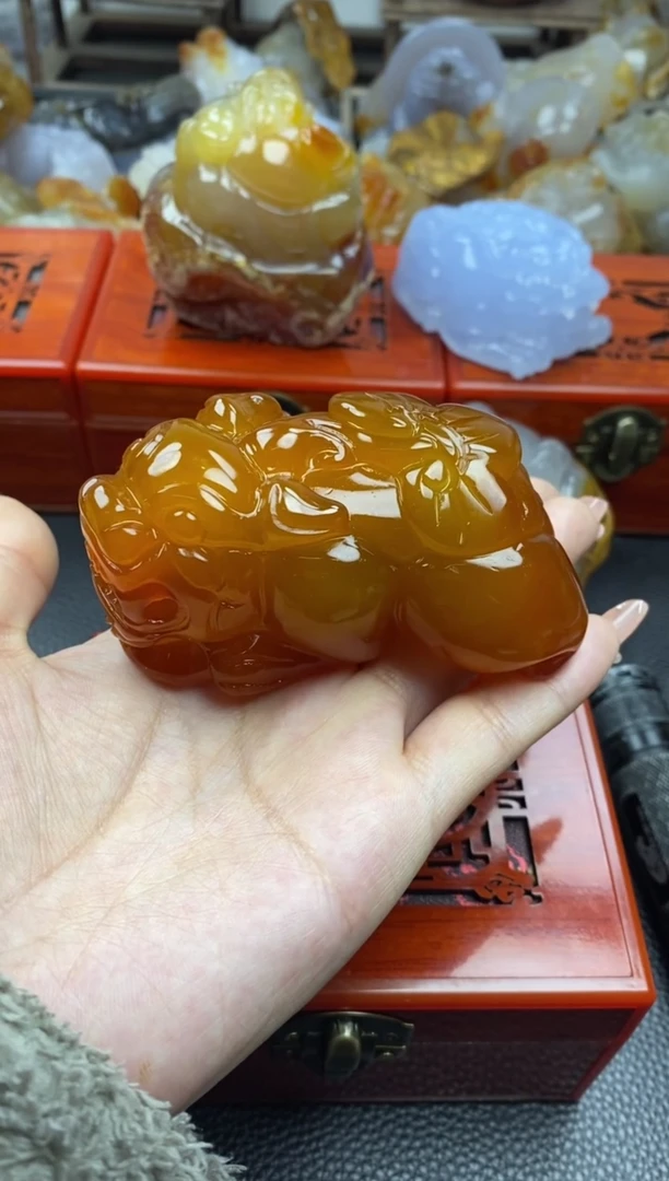 【闪购商品】玛瑙/玉髓手把未镶嵌00