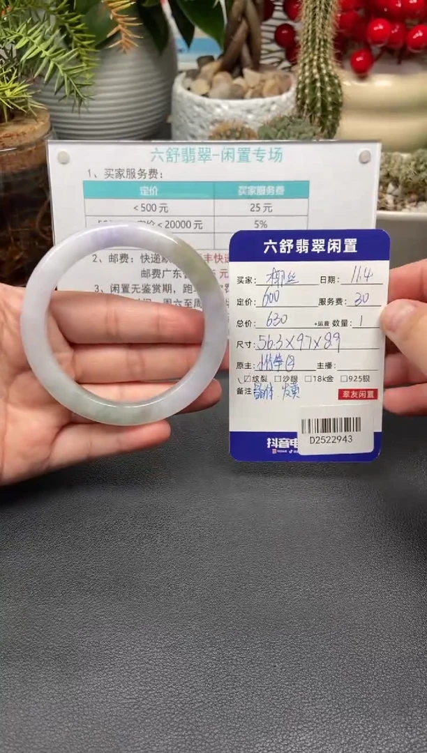 未镶嵌手镯翡翠椰***～D2522943