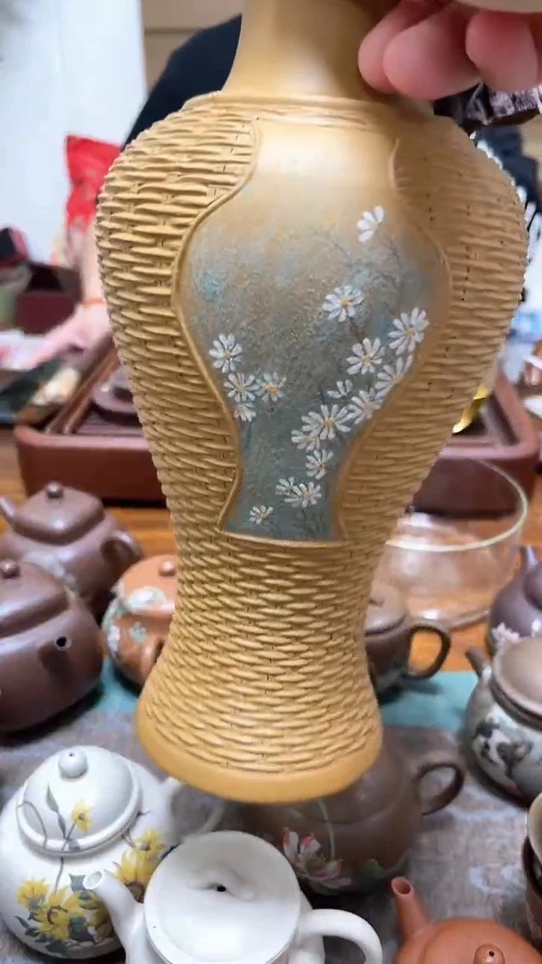 茶壶紫砂焱*小雏菊花瓶
