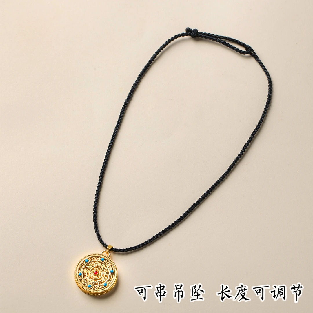 无事牌配饰吊坠绳手工编织可调节项链绳平安文艺手工吊坠绳