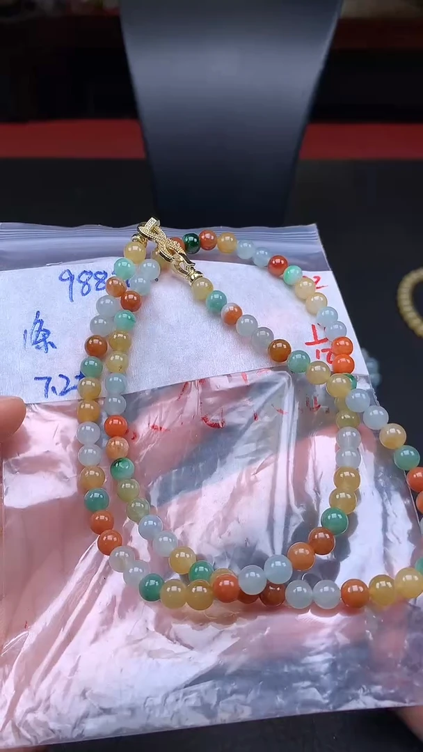 未镶嵌定制翡翠022毛货需精细抛光多样发一件珠串