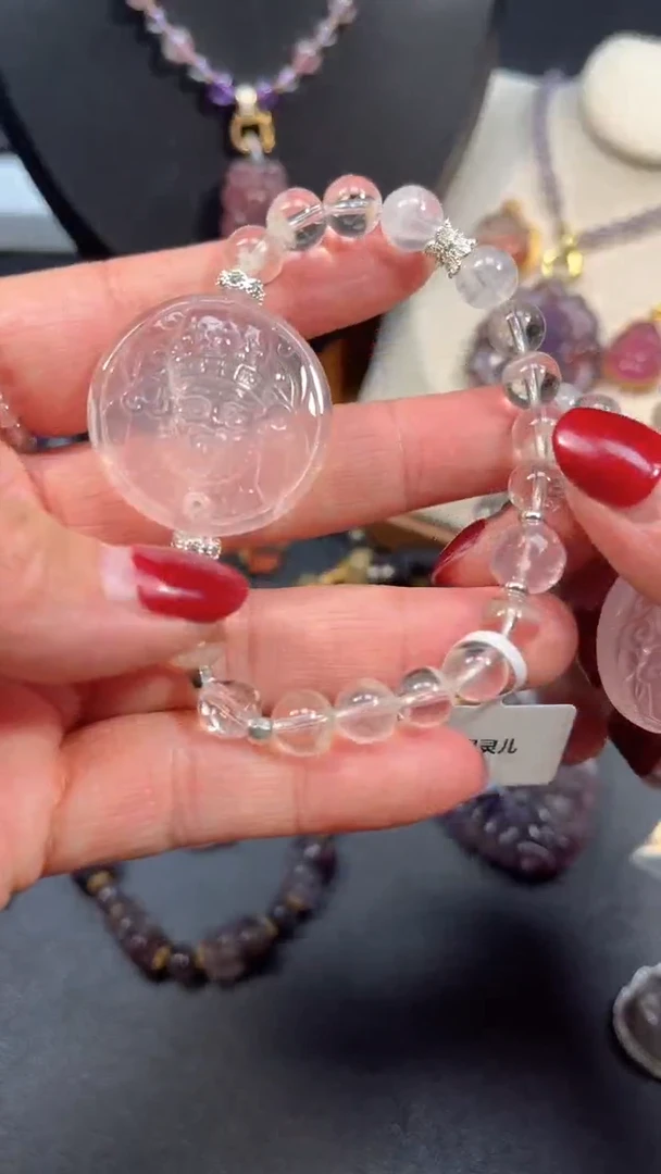 【闪购商品】水晶颈饰未镶嵌【百晶灵儿】天然定制款多样性发一