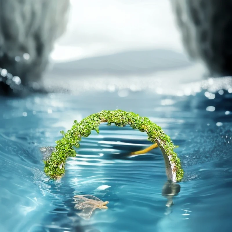 【鱼缸造景】 爬地矮珍珠的拱桥 前景水草拱桥爬地矮珍珠