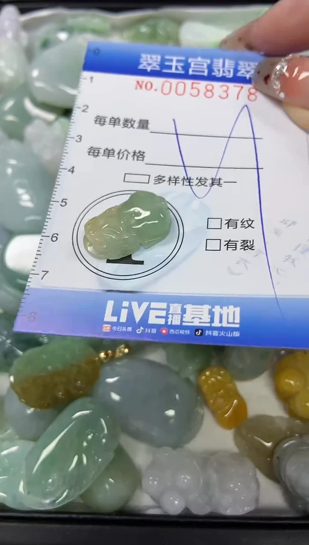 【闪购商品】翡翠颈饰未镶嵌闪购商品0058378