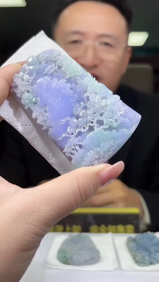 未镶嵌定制翡翠∝01/1221/C/山水