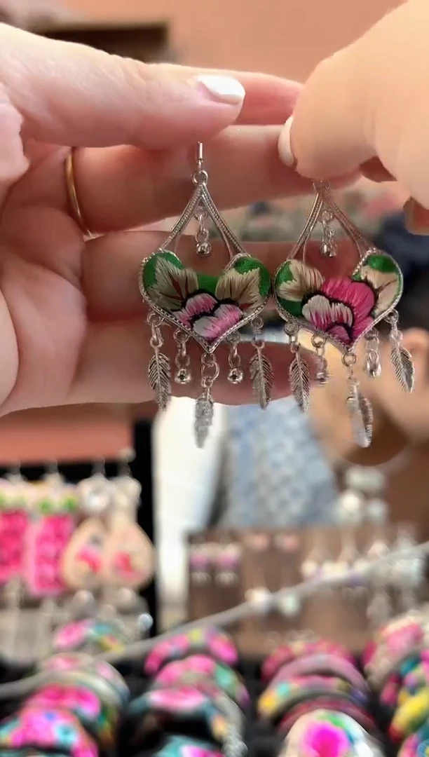 织绣艺枝独绣手工饰品57