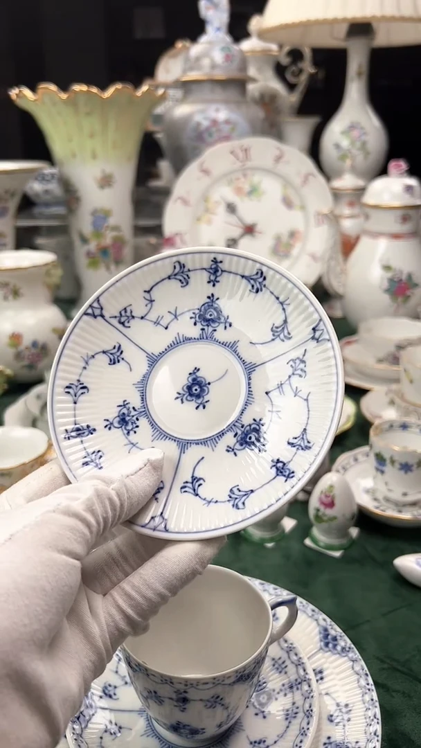 欧瓷哥本哈根平边唐草小碟13cm