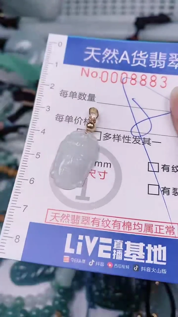 【闪购商品】翡翠颈饰未镶嵌00008883