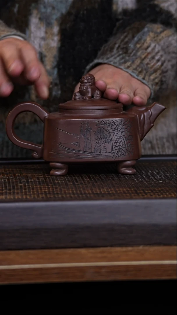 茶壶紫砂宜兴手工原矿紫砂壶001